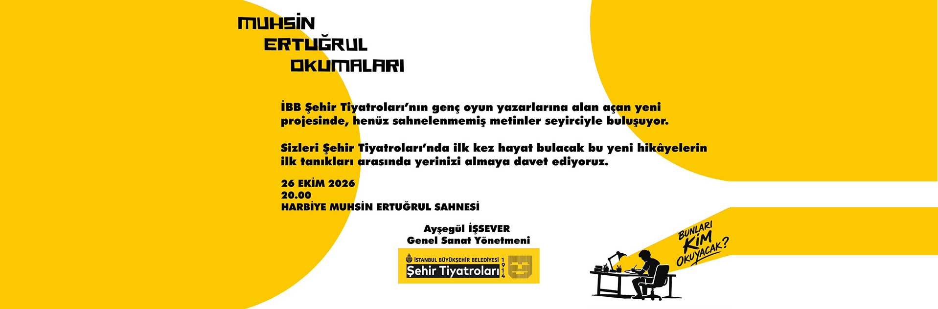MUHSİN ERTUĞRUL OKUMALARI’NIN YENİ KONUK OYUNU “İZ” 