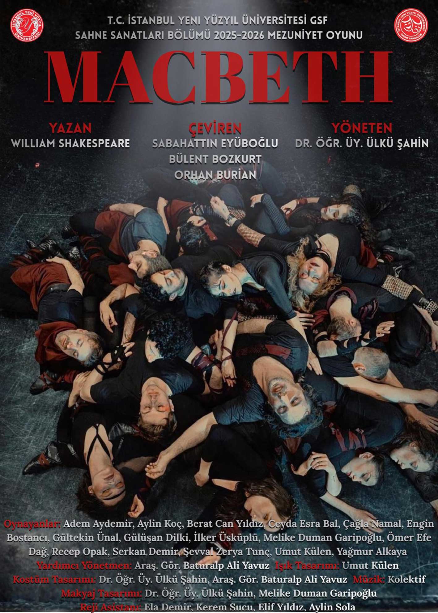 Yeni Yüzyıl Üniversitesi Tiy. Böl. ''Macbeth''