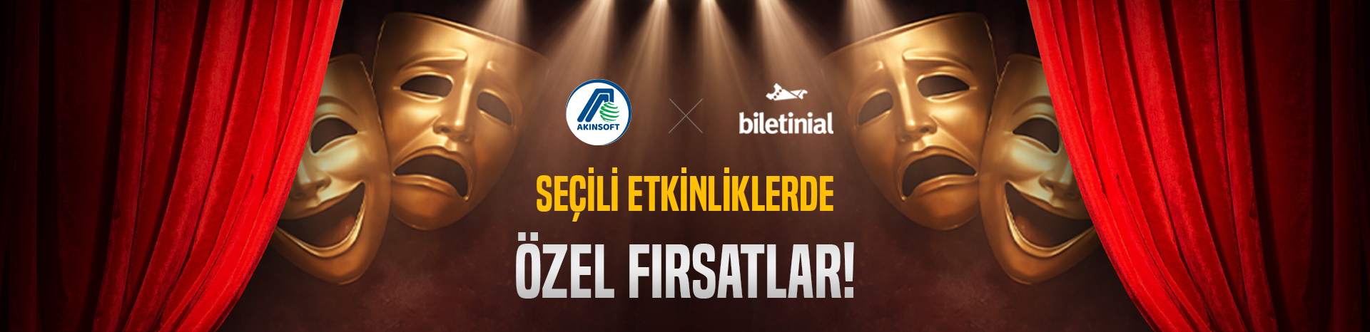 Akınsoft & Biletinial İndirimli Etkinlikler