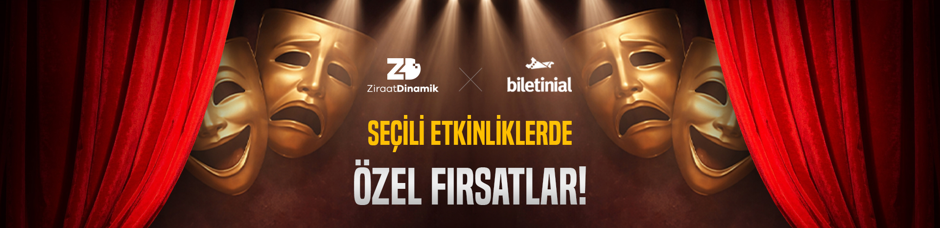 Ziraat Dinamik & Biletinial İndirimli Etkinlikler