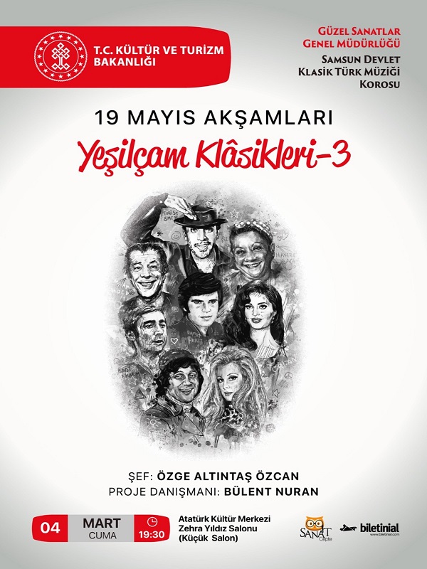 19 Mayıs Akşamları Yeşilçam Klasikleri-3 /Samsun Devlet Klasik Türk Müziği Korosu