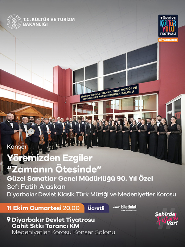 90. Yıl Özel Konseri Yöremizden Ezgiler (Zamanın Ötesinde) - Diyarbakır Kültür Yolu Festivali