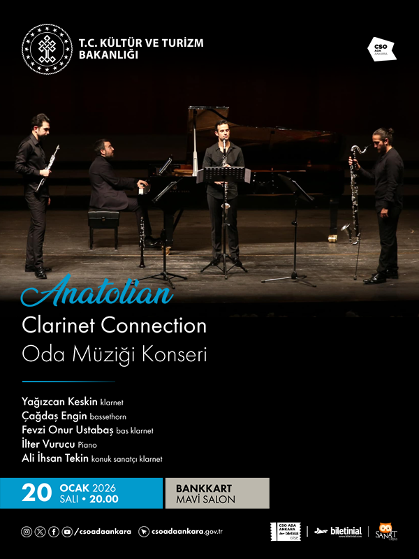 Anatolian Clarinet Connection - Oda Müziği Konseri