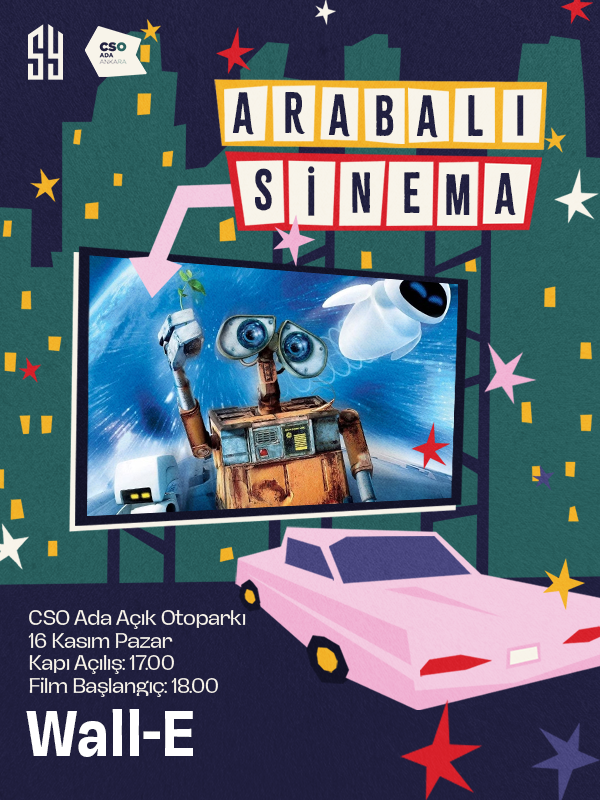 Arabalı Sinema Gündüz Kuşağı Wall-e (Altyazılı) - 