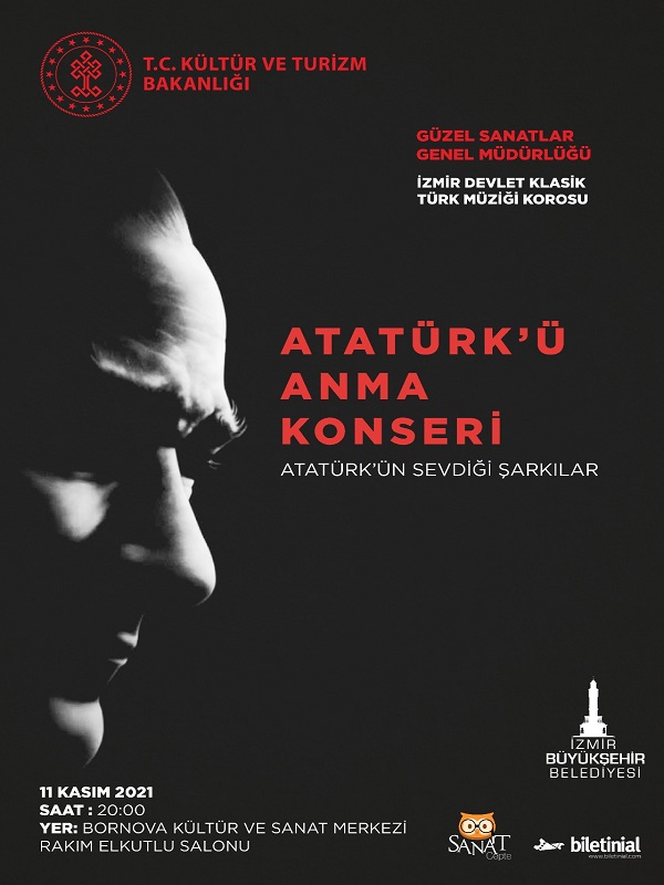 Atatürk'ü Anma Konseri İzmir Devlet Klasik Türk Müziği Korosu