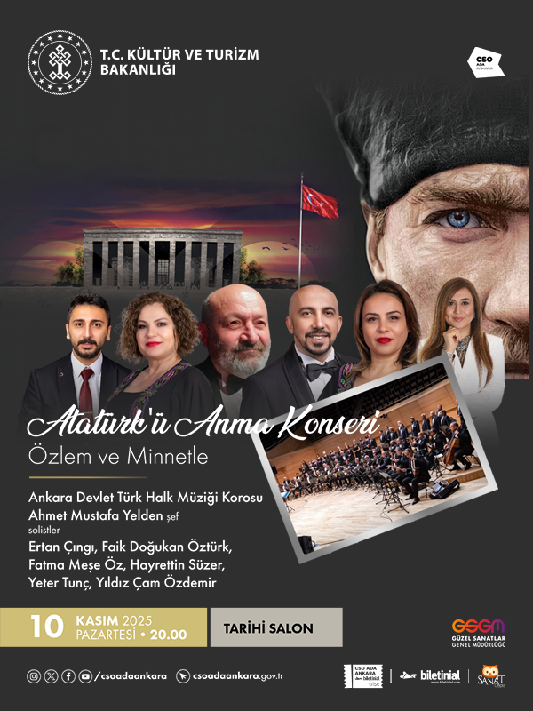 "Atatürk’ü Anma Konseri" / Özlem ve Minnetle