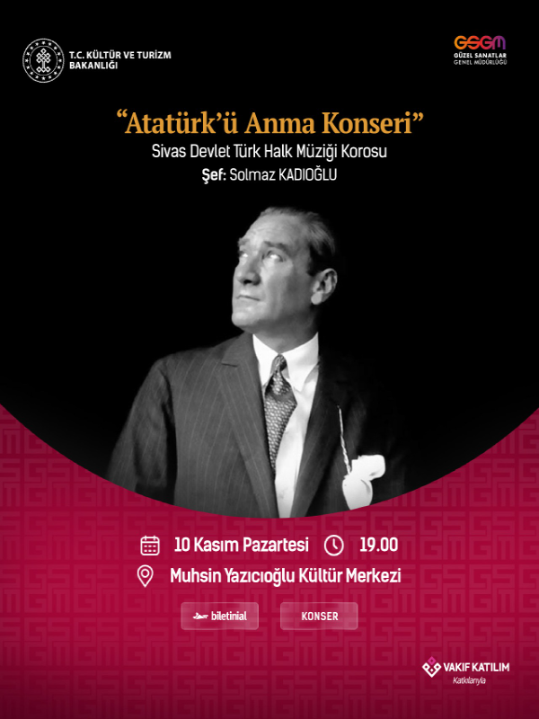 Atatürk'ü Anma Konseri