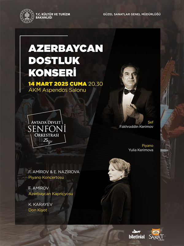 Azerbaycan Dostluk Konseri - Antalya Devlet Senfoni Orkestrası