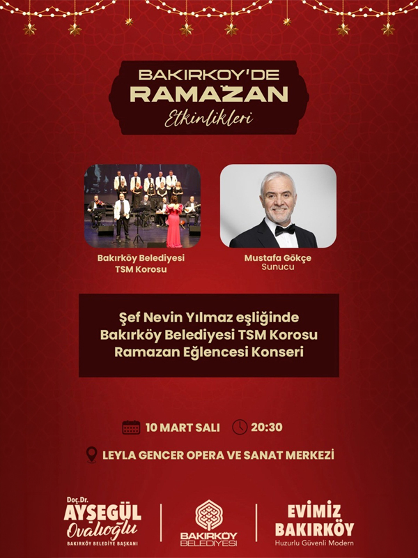 Bakırköy Belediyesi TSM Korosu Ramazan Eğlencesi