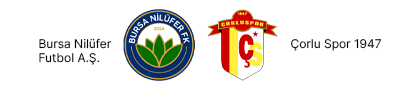 Bursa Nilüfer Futbol A.Ş. - Çorlu Spor 1947