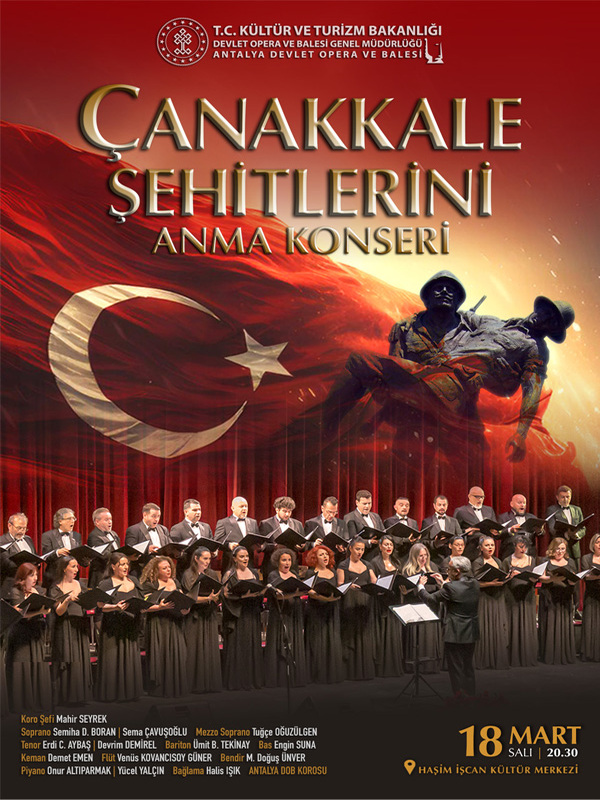 Çanakkale Şehitlerini Anma Günü Konseri - Antalya DOB