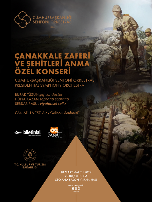 Çanakkale Zaferi ve Şehitleri Anma Konseri- CSO
