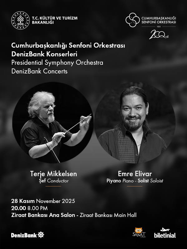 Cumhurbaşkanlığı Senfoni Orkestrası DenizBank Konserleri 28 Kasım 2025