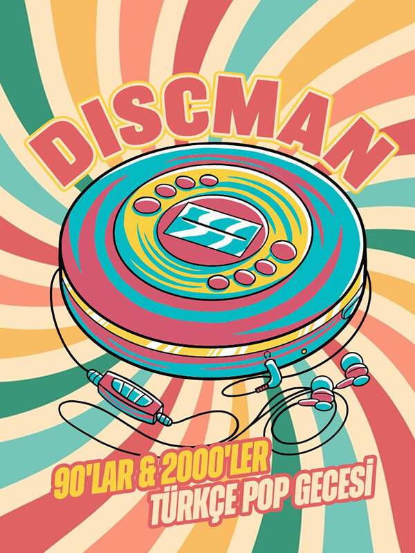Discman 90’lar & 2000’ler Türkçe Pop Gecesi