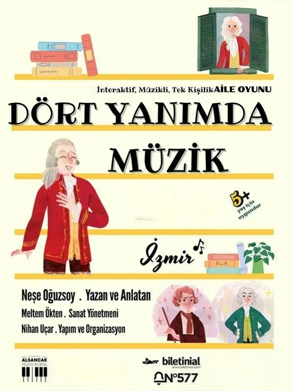Dört Yanımda Müzik – İnteraktif, Müzikli, Tek Kişilik, Aile Oyunu