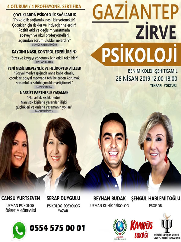 Gaziantep Zirve Psikoloji Semineri