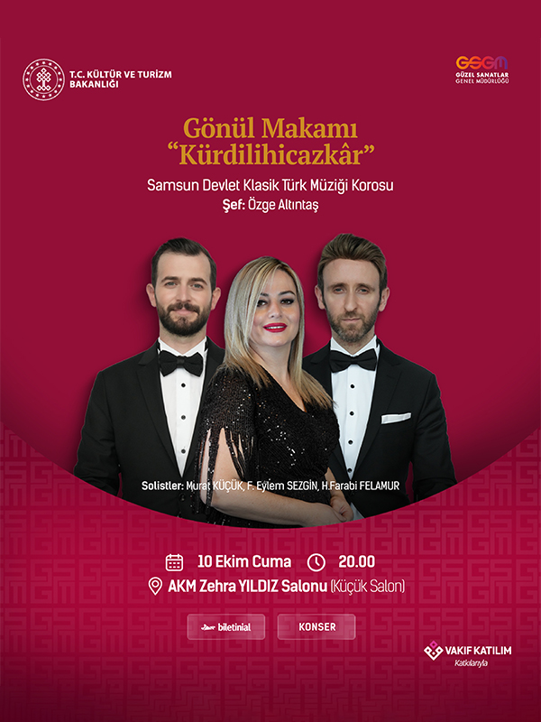 Gönül Makamı ''Kürdilihicazkâr'' - Samsun Devlet Klasik Türk Müziği Korosu