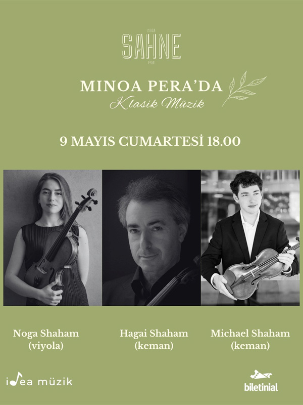 Hagai Shaham (keman), Michael Shaham (keman) & Noga Shaham (viyola)