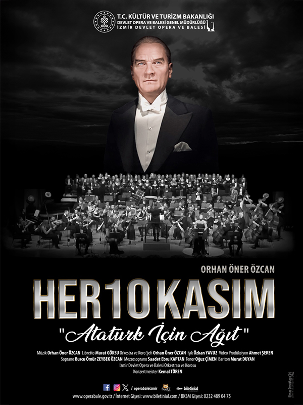 Her 10 Kasım "Atatürk İçin Ağıt" - İzmir DOB