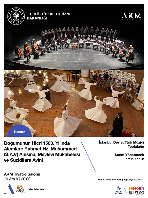 Alemlere Rahmet Hz. Muhammed (S.A.V) Anısına, Mevlevi Mukabelesi Ve Suzidilara Ayini