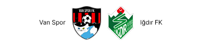 İMAJ ALTYAPI Van Spor FK - ALAGÖZ HOLDİNG Iğdır FK