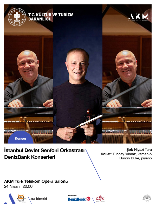 İstanbul Devlet Senfoni Orkestrası DenizBank Konserleri 24 Nisan