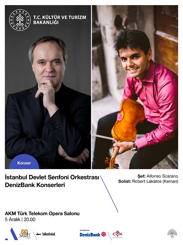 İstanbul Devlet Senfoni Orkestrası DenizBank Konserleri 5 Aralık