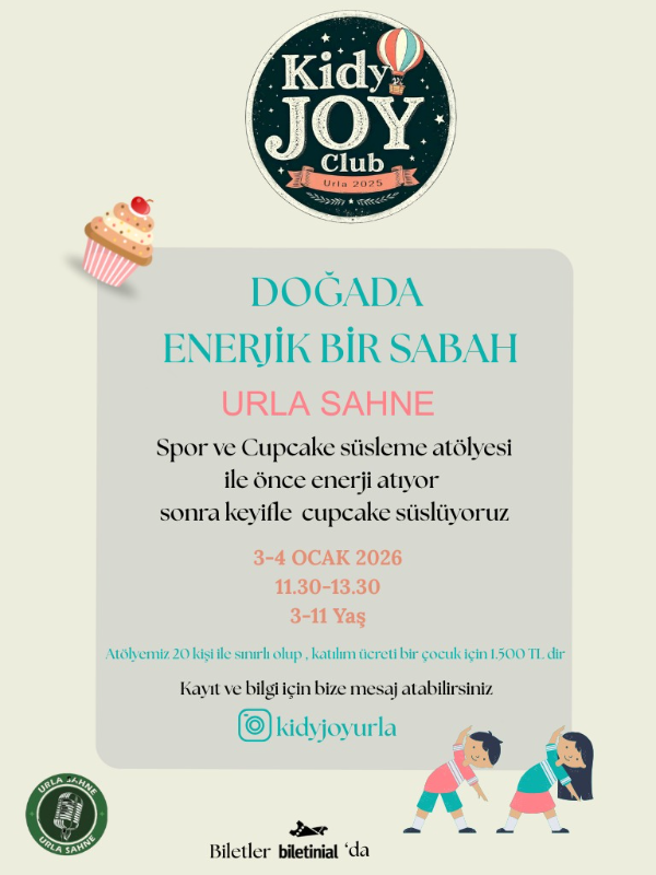 KidyJoy Club Doğada Enerjik Bir Sabah (3-11 Yaş)