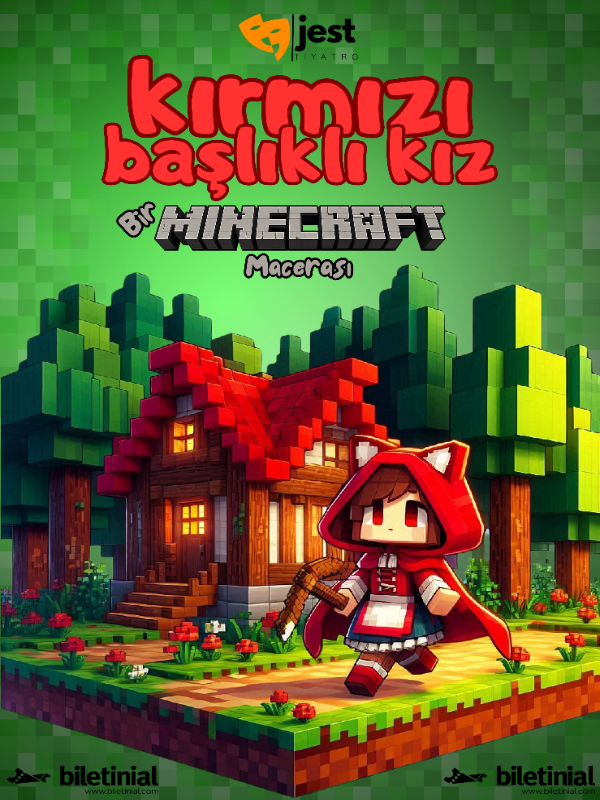 Kırmızı Başlıklı Kız Bir Minecraft Macerası