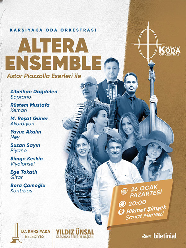 KODA Konseri: Altera Ensemble Astor Piazzolla Eserleri ile