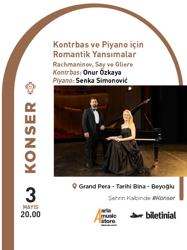 Kontrbas ve Piyano için Romantik Yansımalar Rachmaninov, Say ve Gliere