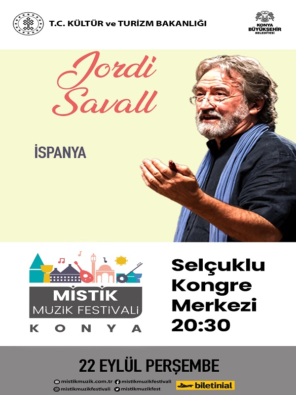 Konya Mistik Müzik Festivali - Jordi Savall / İspanya