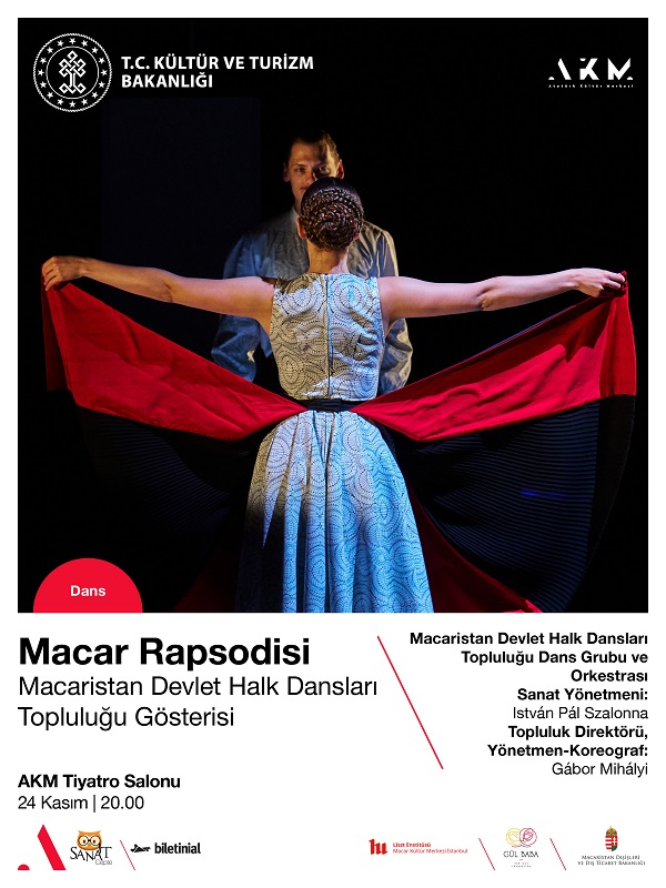 Macar Rapsodisi Macaristan Devlet Halk Dansları Topluluğu Gösterisi Gelenekler Evi