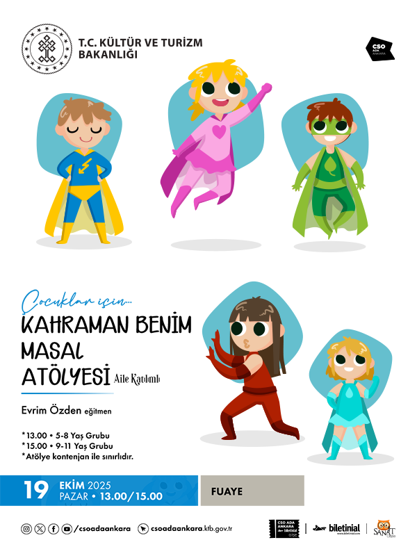 Masal Atölyesi “Kahraman Benim” - Aile Katılımlı