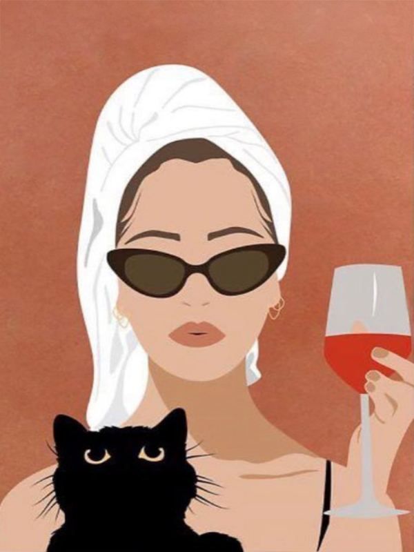 Masterpiece Resim - Wine And Chill