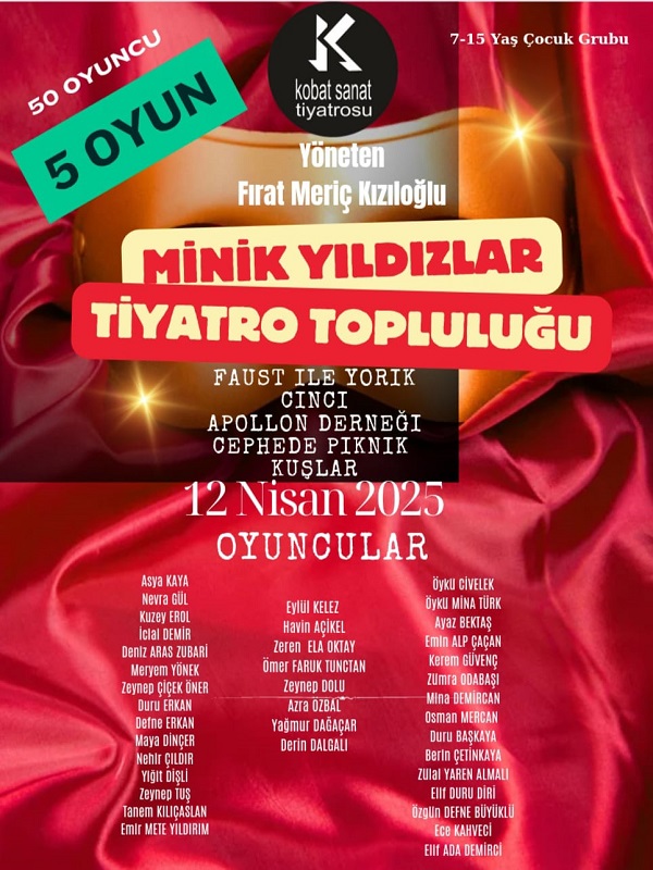 Minik Yıldızlar Tiyatro Topluluğu 5 Oyun