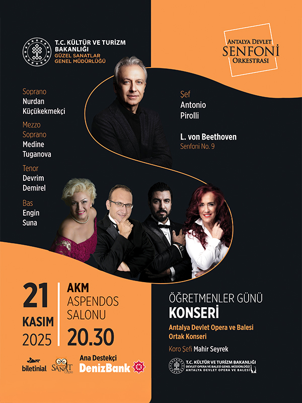 Antalya Devlet Senfoni Orkestrası Denizbank Konseri “L. von Beethoven - Senfoni No.9”