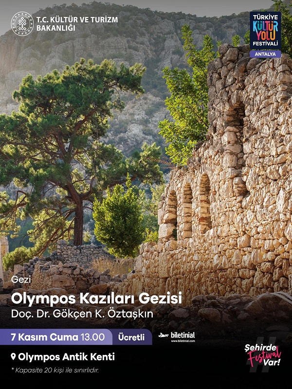 Olympos Kazıları Gezisi - Antalya Kültür Yolu Festivali