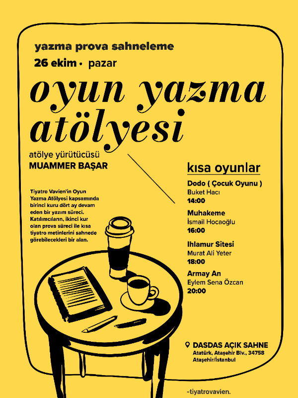 Oyun Yazma Atölyesi Kısa Oyunlar