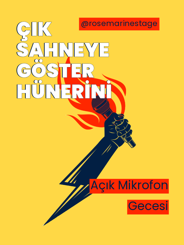 Rosemarine Stage Açık Mikrofon Gecesi