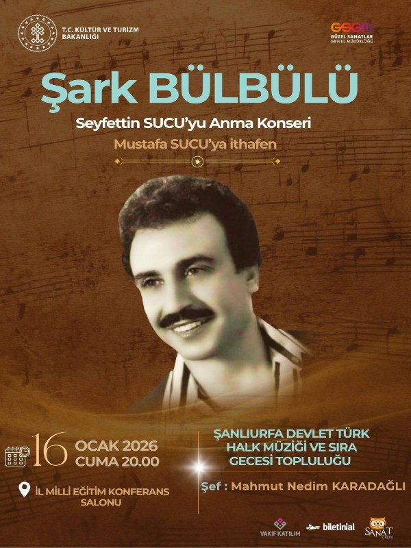 Şark Bülbülü Seyfettin Sucu'yu Anma Konseri