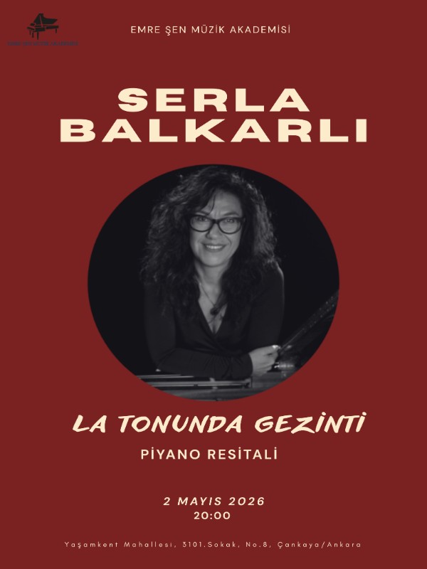 Serla Balkarli - Pi̇yano Resi̇tali̇ "La Tonunda Gezi̇nti̇"