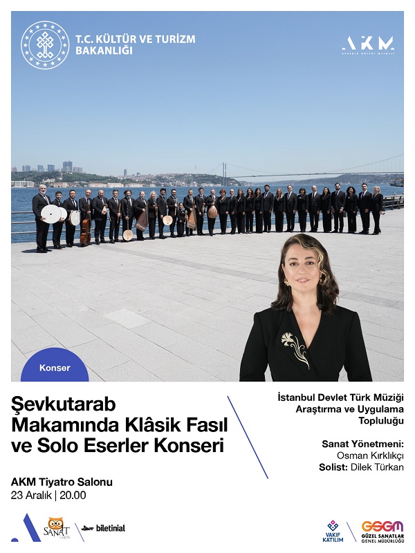 Şevk-u Tarab Makamında Klâsik Fasıl ve Solo Eserler Konseri