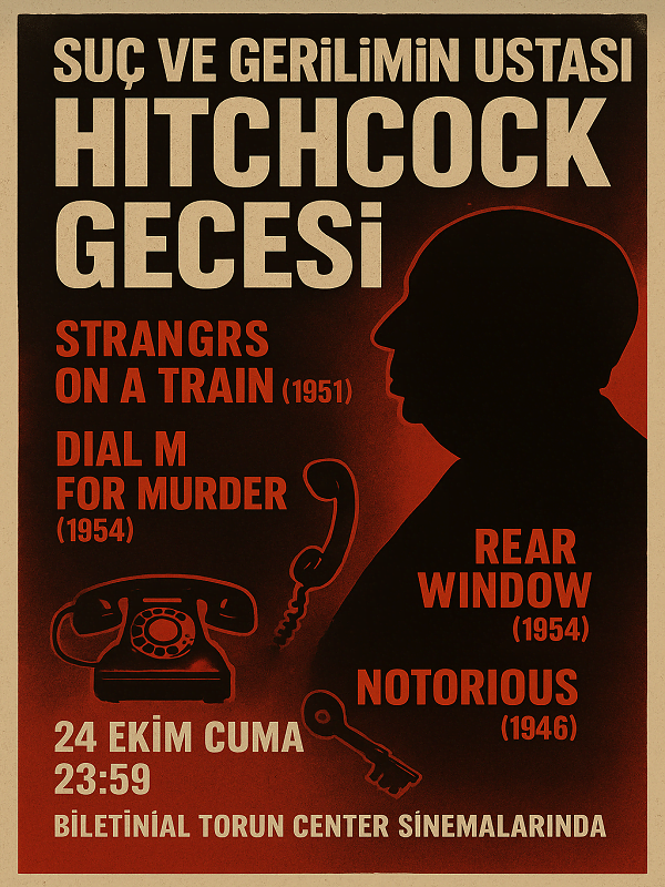 Suç ve Gerilimin Ustası: Hitchcock Gecesi - Suç ve Gerilimin Ustası: Hitchcock Gecesi