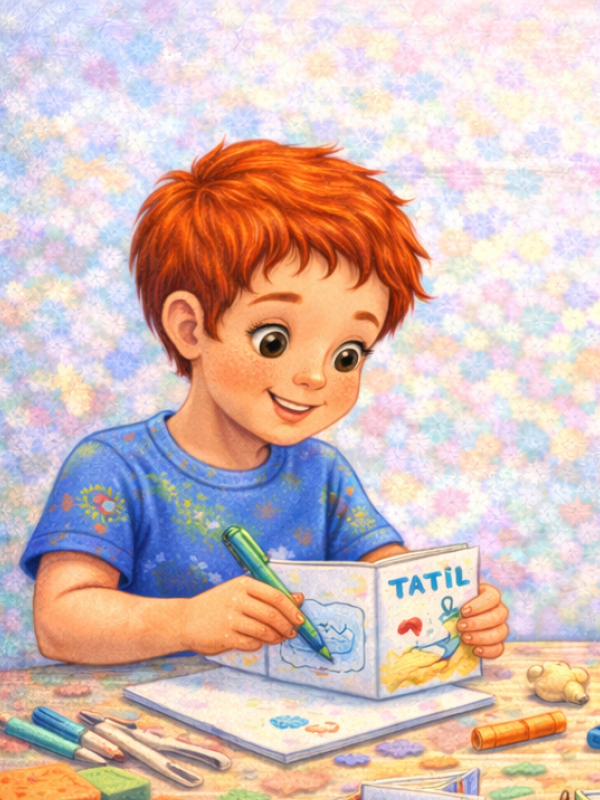 Tatil Bitti Kitabı Yapımı Yaş Grubu: 7-11