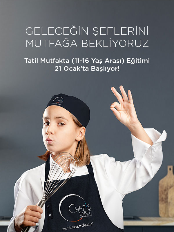 Tatil Mutfakta: Aşçılık (11-16 yaş arası) Amatör Eğitimler