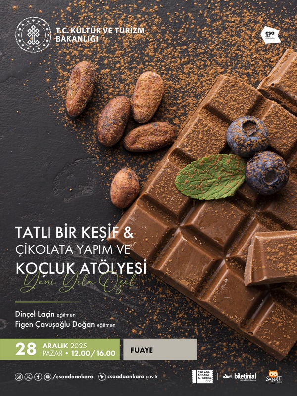 Tatlı Bir Keşif & Çikolata Yapım ve Koçluk Atölyesi “Yeni Yıla Özel”