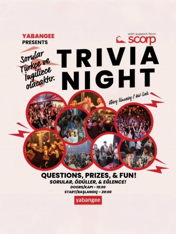 Trivia Quiz Pub Gecesi