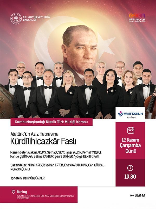 Turing Konserleri - Cumhurbaşkanlığı Klasik Türk Müziği Korosu