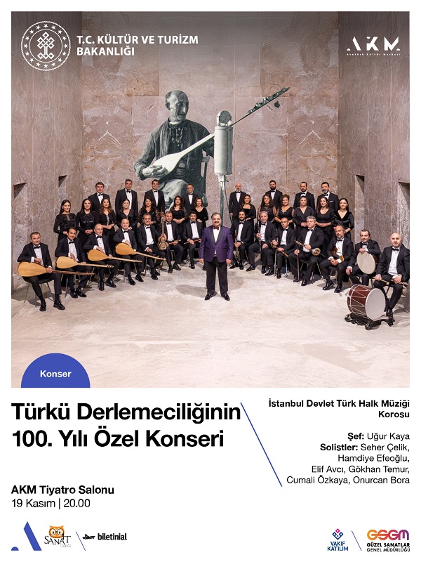 Türkü Derlemeciliğinin 100. Yılı Özel Konseri